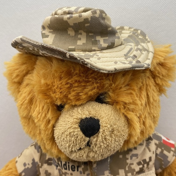 Military Teddy Bear Camouflage Soldier Canada Flag Creature Comfort Plus… - Picture 2 of 13